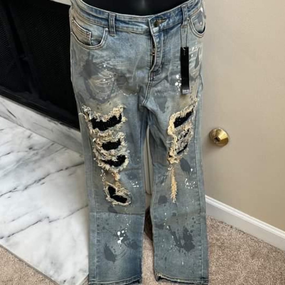 Amiri blue jeans